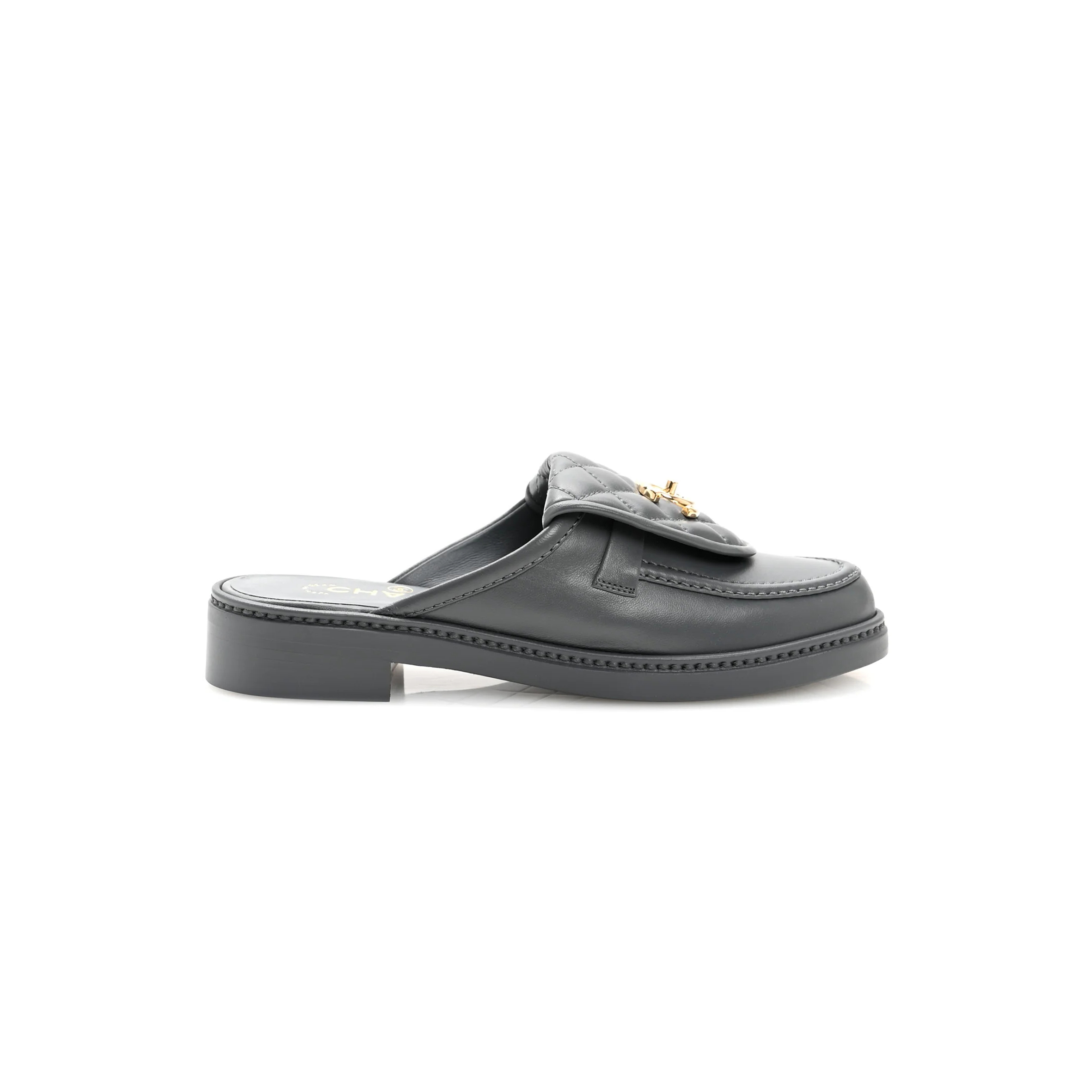 CHANEL QUILTED CC MULES G46120